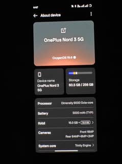 OnePlus Ace 2v/Nord 3 5G  16/256 GB oxygen 15 updated