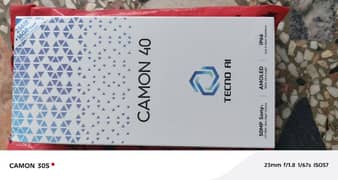 Camon 40 16/256 Box pack