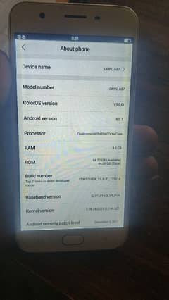 oppo A57 4gb 64gb