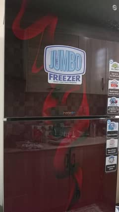 pel inverter fridge almost new. mahroon blaze