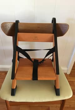 Stokke Handysitt Company Booster Seat (Baby Chair) Beechwood and Steel