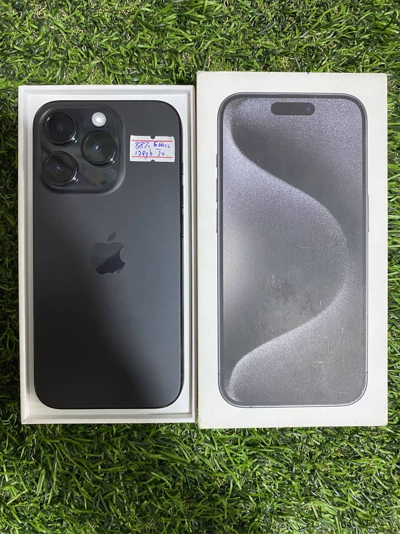 Iphone 15 Pro 128GB JV WITH BOX 0