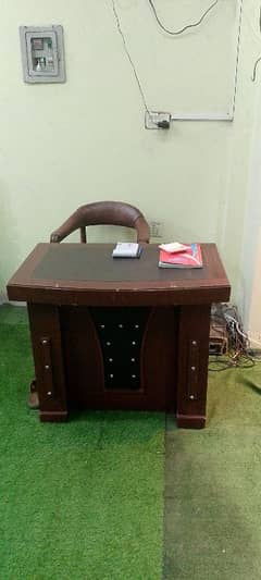 cash counter with chair