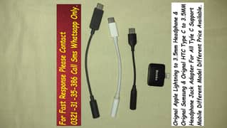 original tyle c headphone jack adapter for iphone samsung htc