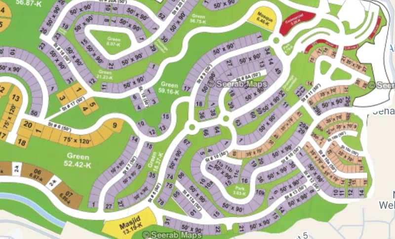 Heighted Plot with Back Open, 26 Marla 2