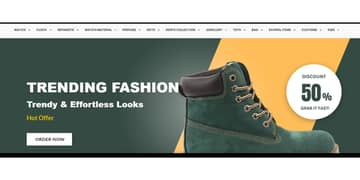 Wordpress ecommerce  fashion and other website for your online store