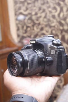 Canon Eos 60d with 18/55mm professional dslr.