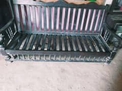 wooden sofa2 chairs, almare