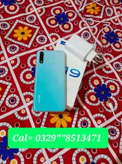 Vivo Y19 256 & 8GB. Box Charger Zabrdast speed. Best Mobile For gaming