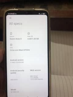 Redmi note 8 for sale urgent pta approved