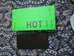 infinix hot 11 for cell 4 gb 128 gb complete box