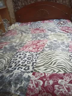 Double Wood Bed For Sale