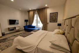 Luxurious 1 Bed Studio Brand New Full Furnished Apartment Is Available For Rent Facing Park Corners. Location DHA Lahore Phase 5