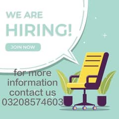 job in lahore for male and femal ,full time ,part time ,home base