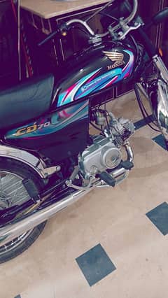 Honda Cd 70 2024 black | first owner 10/10 lush condition