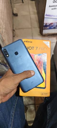 Infinix Hot 7 Pro 4GB 64GB seald pta aproved complete saman