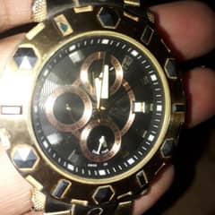 Swistar Wrist Watch Gold Plated