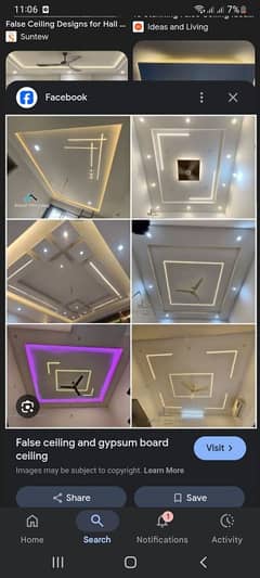 Arslan fall ceiling Bedian road