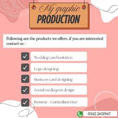 MY GRAPHICS PRODUCTION