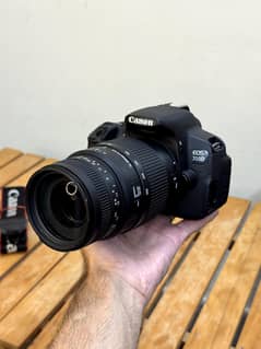 Canon Eos 700D With Sigma 70-300mm Zoom Lens