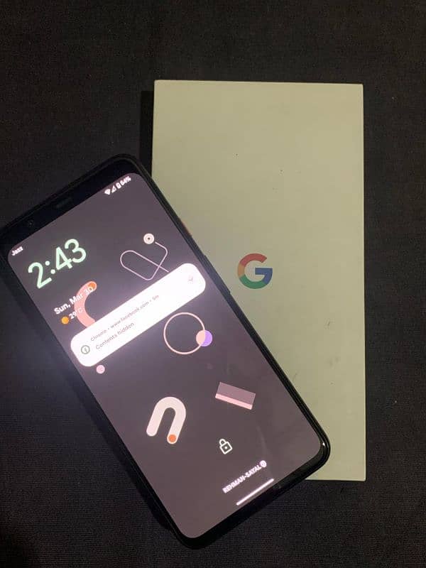 Google pixel 4 XL      6/64.     face id off hai Exchange not possible 5