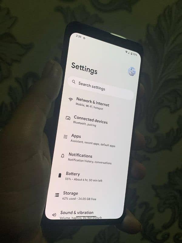 Google pixel 4 XL      6/64.     face id off hai Exchange not possible 6