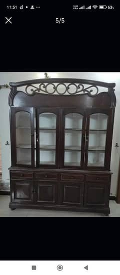 Tali wooden showcase available for sale