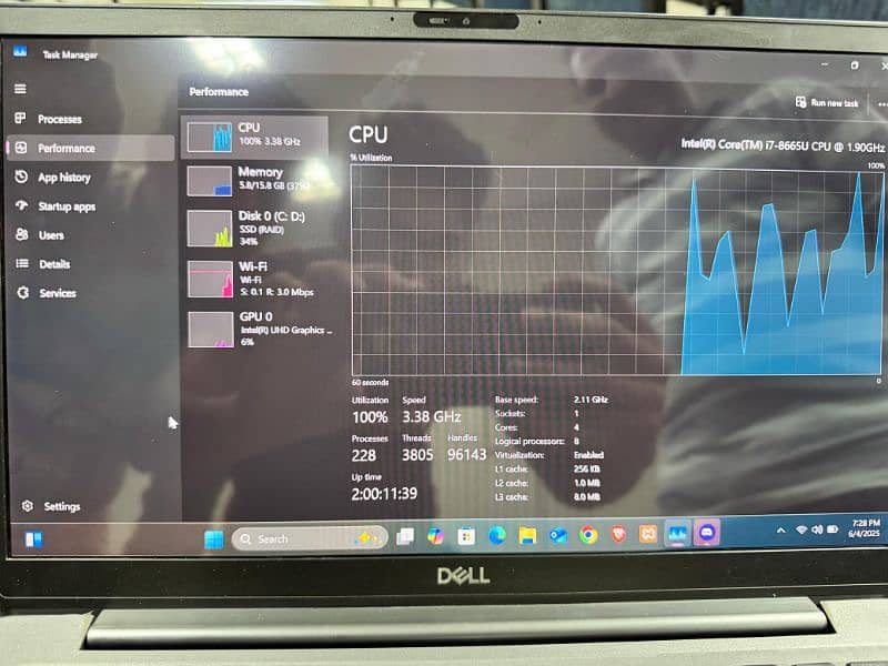 Dell Latitude 7400 Core i7 8th Generation 3