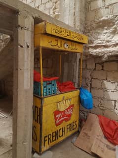 Fries Cart with Equipment – Ready-to-Use Fast Food Setup
