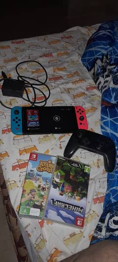 Nintendo switch Oled version (rarely used)