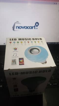 LED BLUETOOTH MUSIC BULB + REMOTE