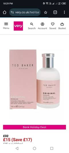 Ted bekar ladies perfume