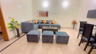 6 Seater & 3 seater with 3 big stools 10/10