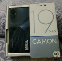 TECHNO CAMON 19 RAMRO 6/128 WITH BOX CONDITION BILKUL SAF HE MOBILE KI