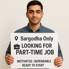 part time Job required | Looking for job