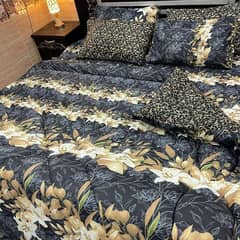 6 pcs cotton salonica printed razai sets
