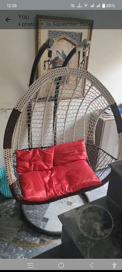 2 seater swing jhola only 6 month used good condition