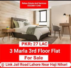 3 Marla 3rd Floor Flat For Sale At Link Jail Road