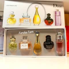 Gorgeous fragrances. . Gift set  of 5 miniatures perfumes