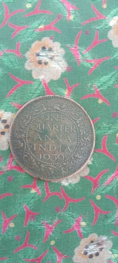 ONE Quarter ANNA INDIA '1939'