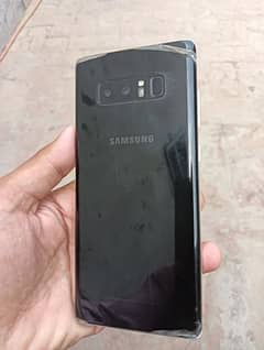 Samsung note8 Ram 6GB Room 256GB dual sim pta official approved
