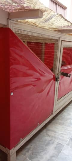 birds and hen cage 3×6 feet big hieght 3 feet made by thick wood