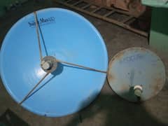 Dish with receiver