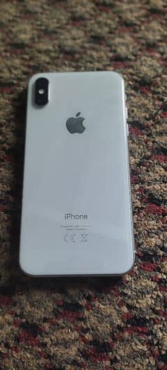 iphone x non PTA sim time active 256 gb good condition