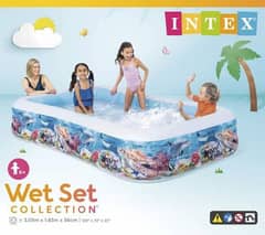 Intex Swim Center Family Pool (120″ L x 72″ W x 22″ H) 03020062817