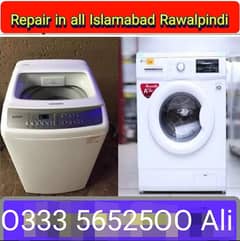 Fully automatic washing machine installation repairing services provid