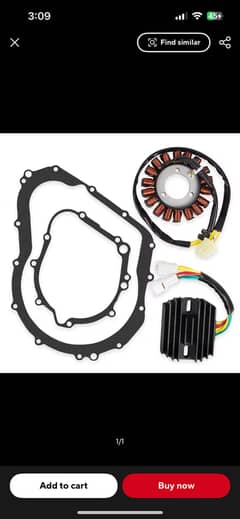 MOTORCYCLE SUZUKI GSXR STATOR/MAGNET COIL, REGULATOR RECTIFIER