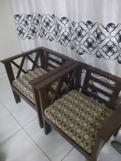 Wooden 5 seater