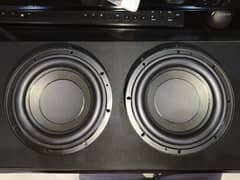 LG 6.5 inch subwoofer pair 180w 4 ohm deep bass