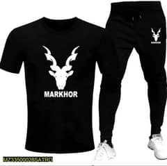 2pcs men's cotton printed track suit